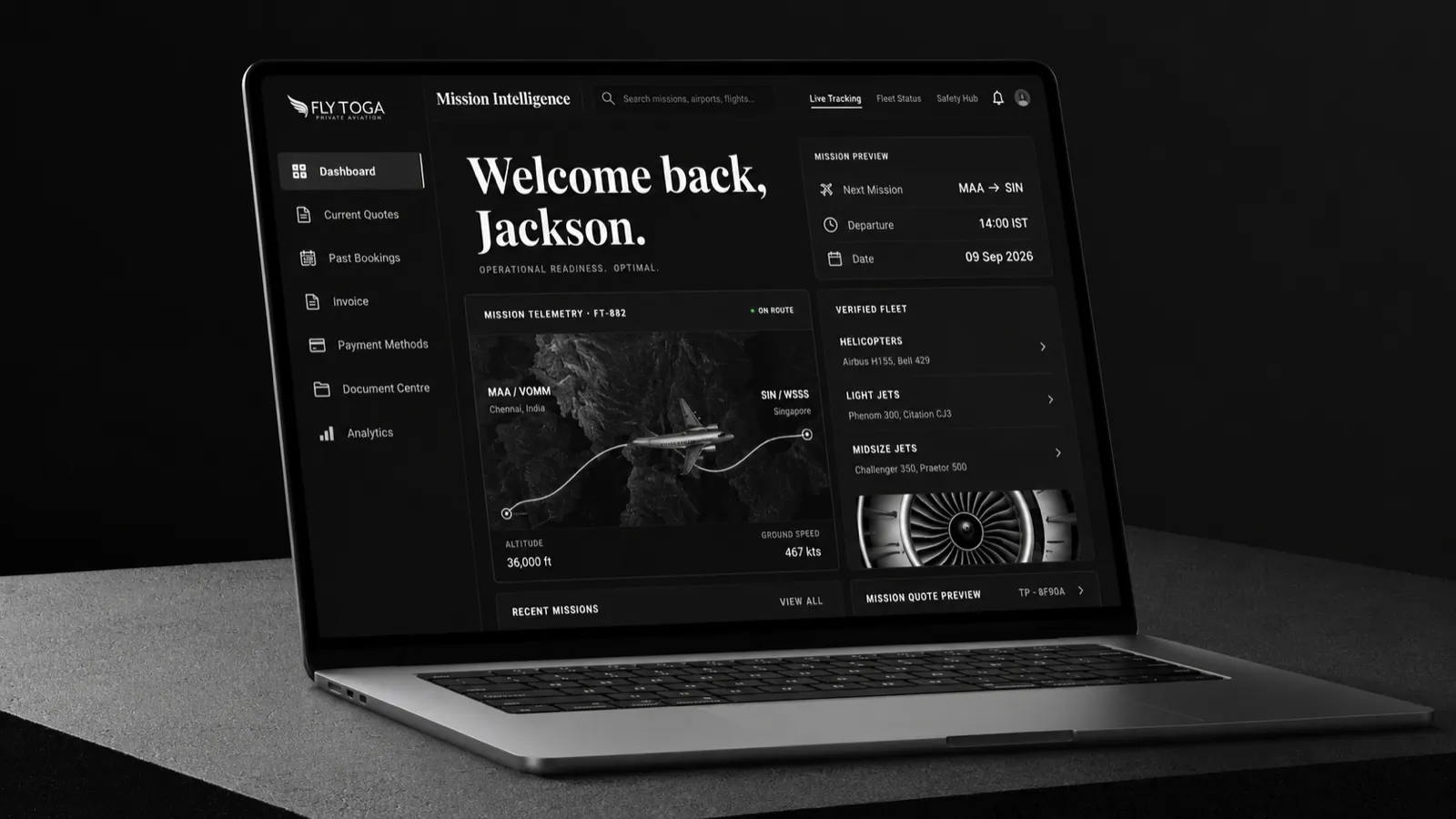 Dashboard Interface